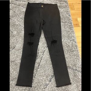 NEW Mix No. 6 Womens ripped denim jeggings